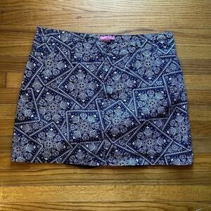 Woman Within Blue Skirt Skort Sz 18W